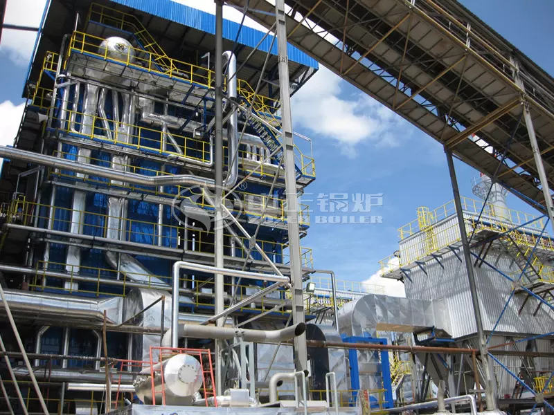 75吨燃煤锅炉现场图